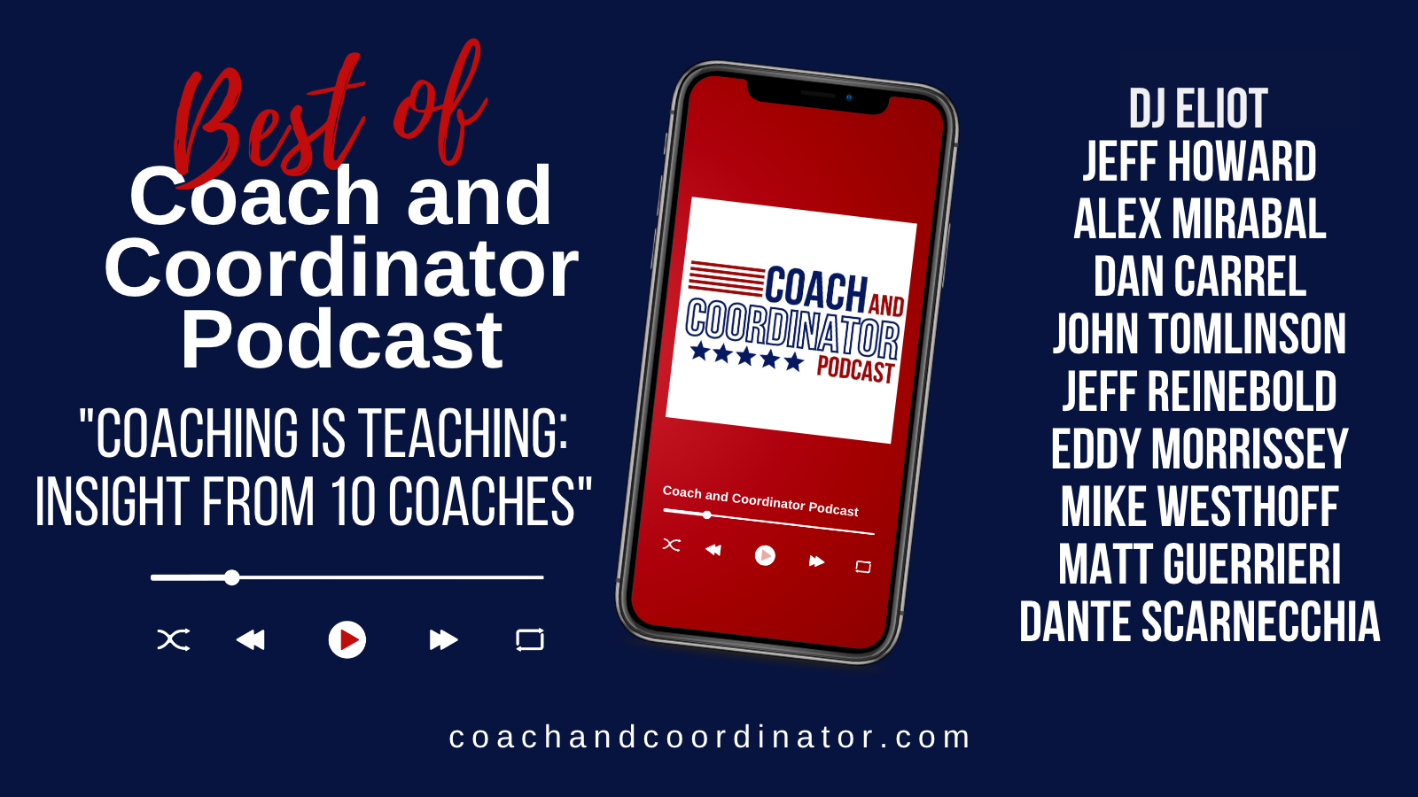Best of Coach and Coordinator Podcast, Coaching Is Teaching