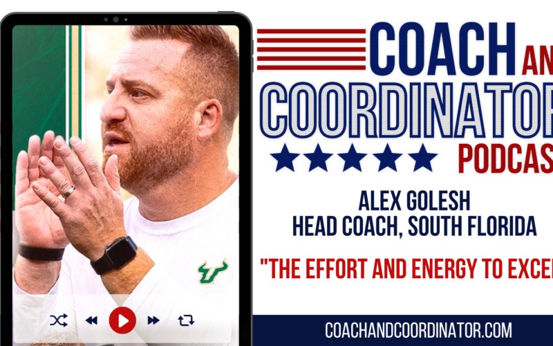 Coach and Coordinator Podcast, Alex Golesh