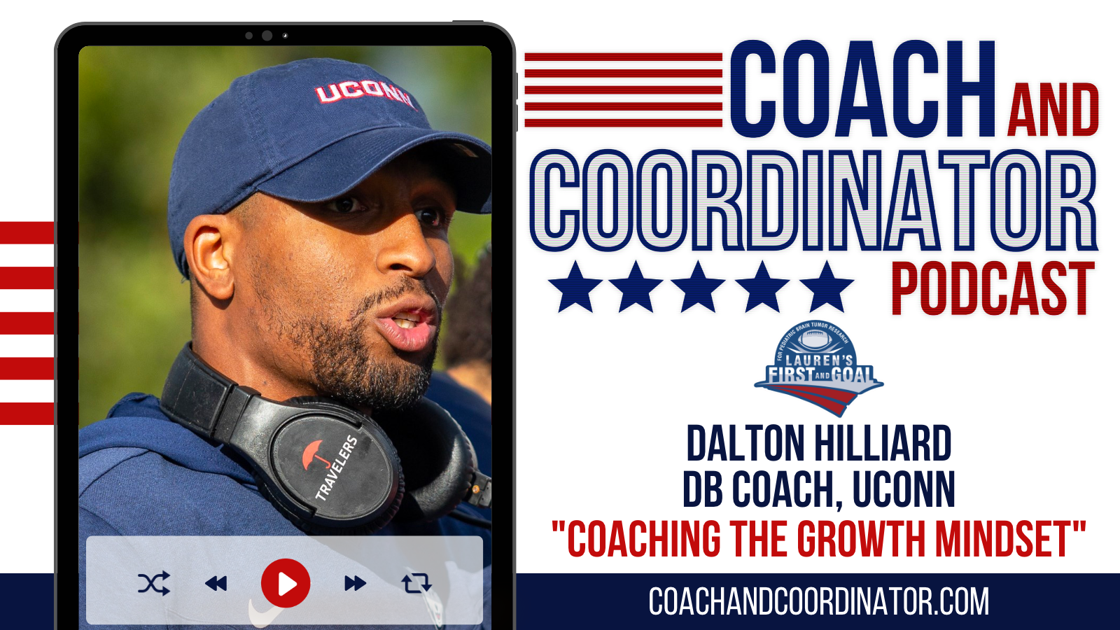 Dalton Hilliard, DB Coach, UConn