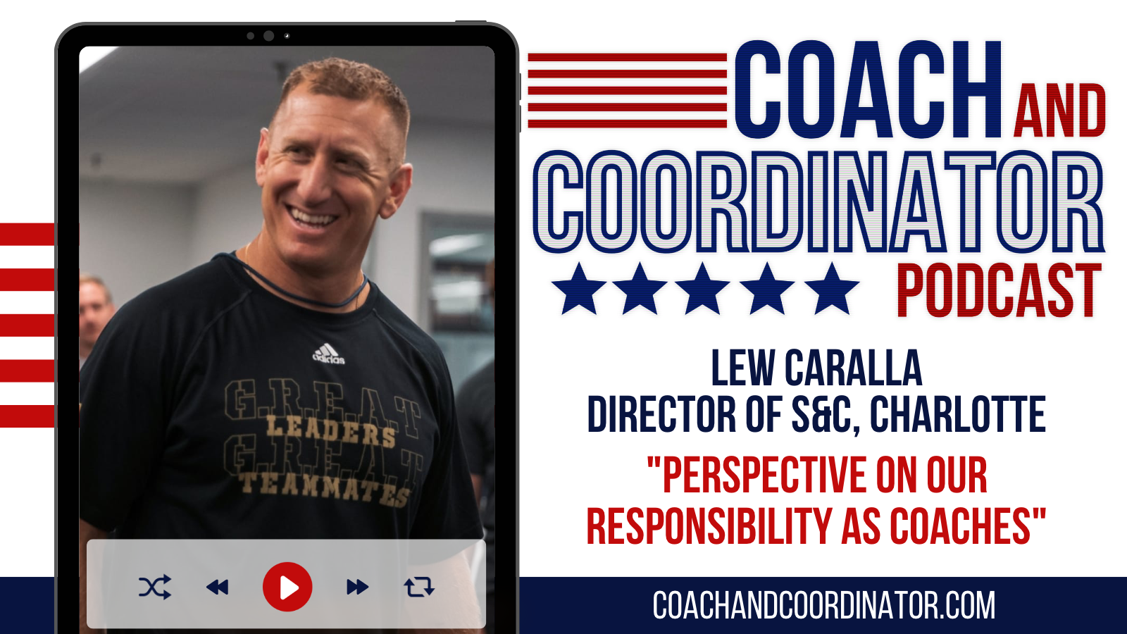 Lew Caralla, Director of Strength and Conditioning, Charlotte