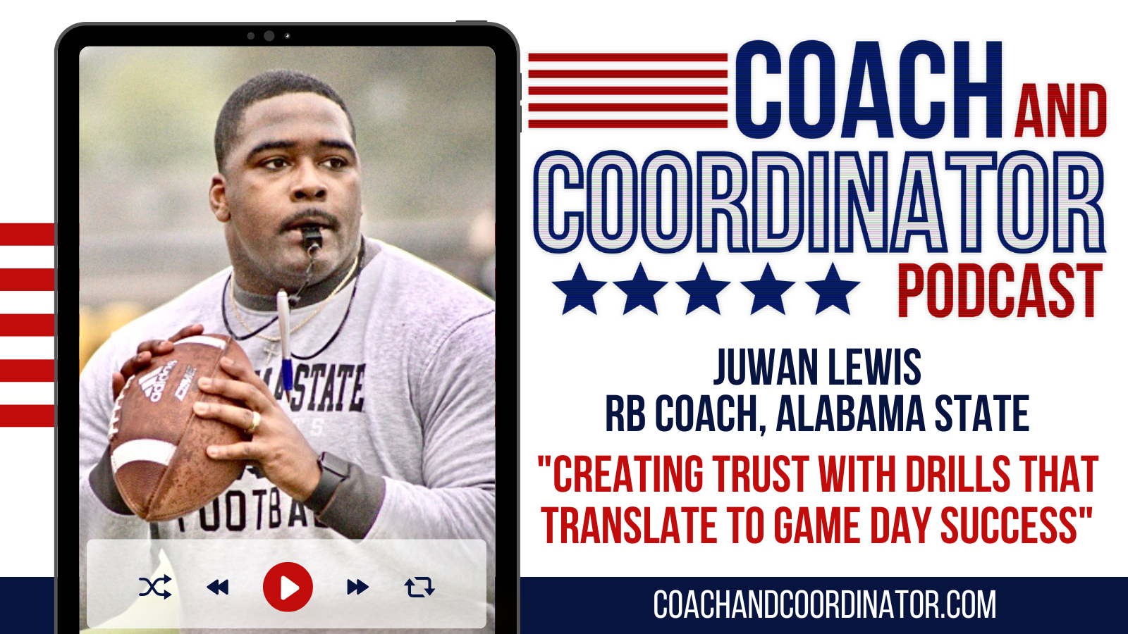 Juwan Lewis, RB Coach, Alabama State