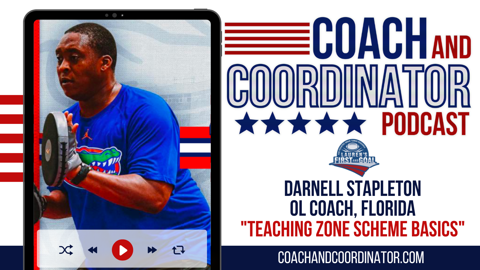 Darnell Stapleton, OL Coach, University of Florida